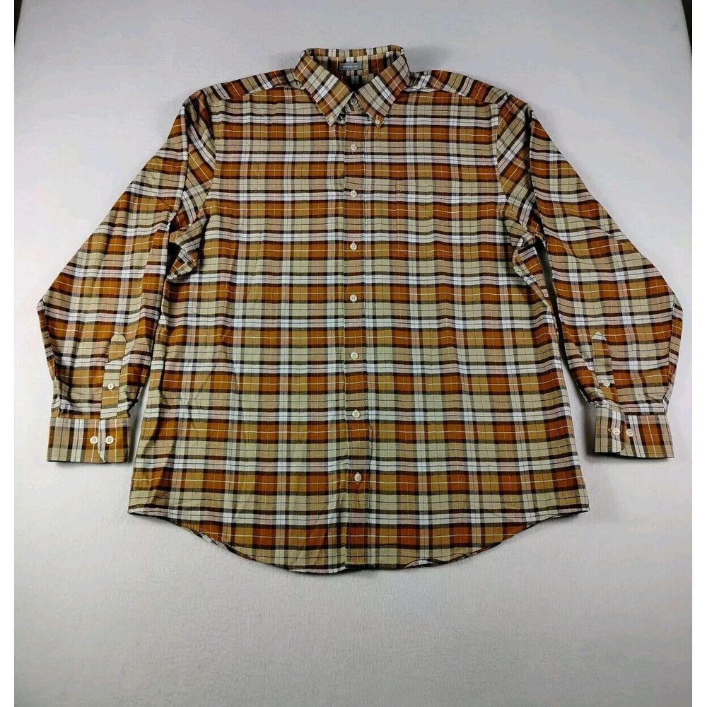 Saddlebred Shirt Mens XLT Multicolor Corpcore Career Professional Work Wear